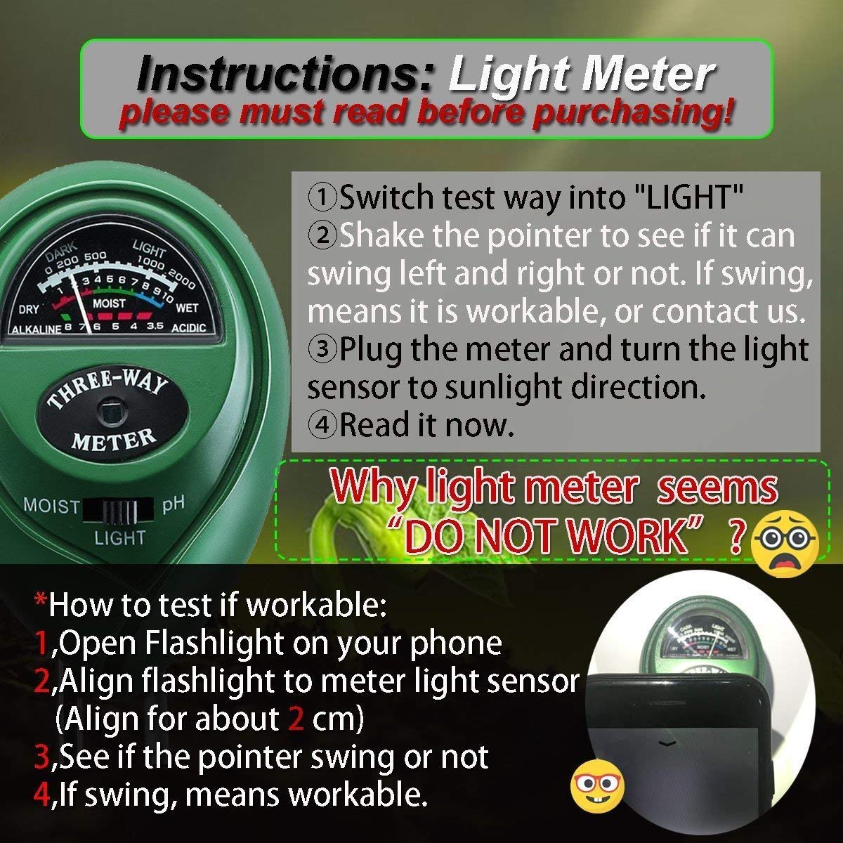 Измеритель влажности почвы